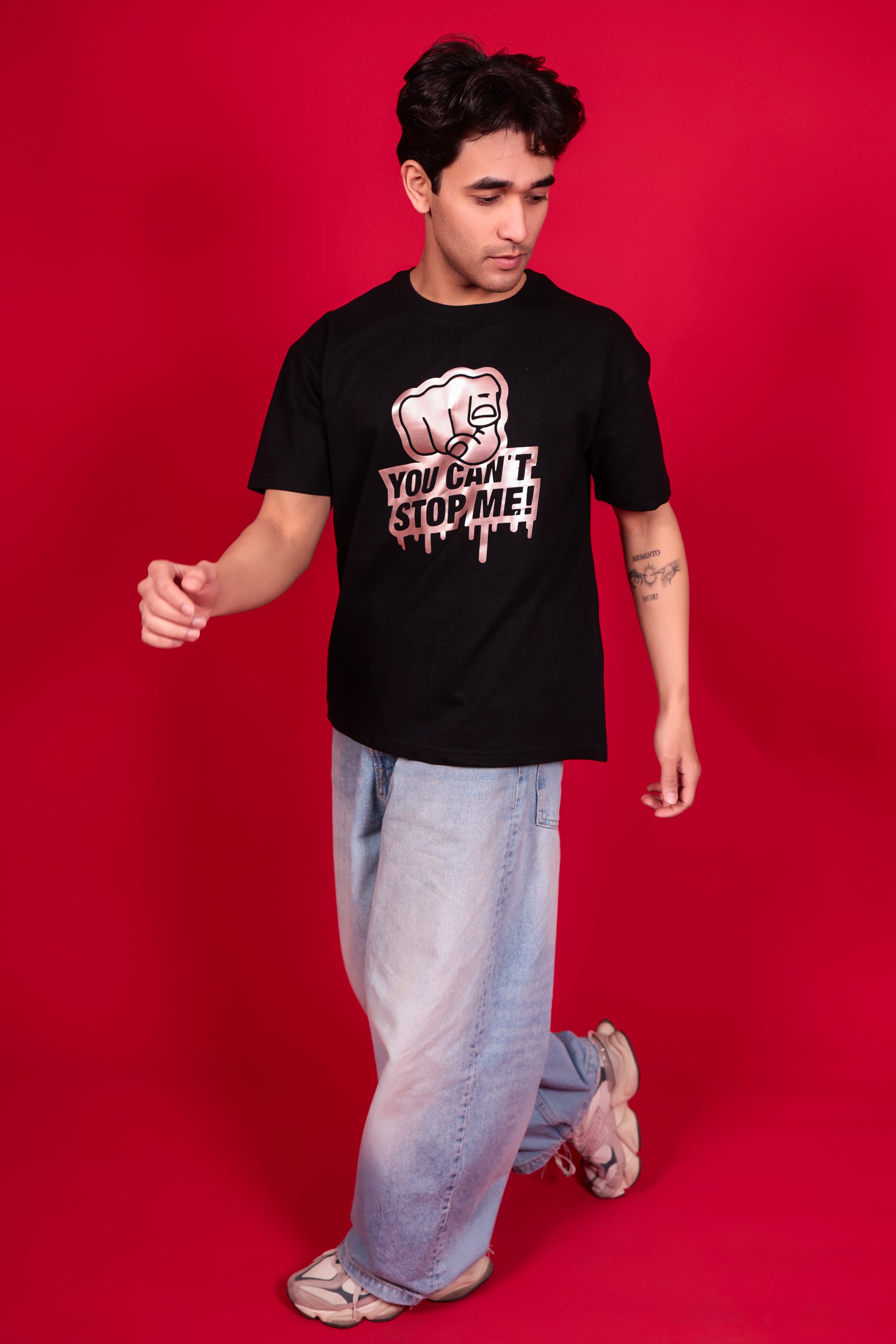 You Can’t Stop Me Graphic Tee - Black