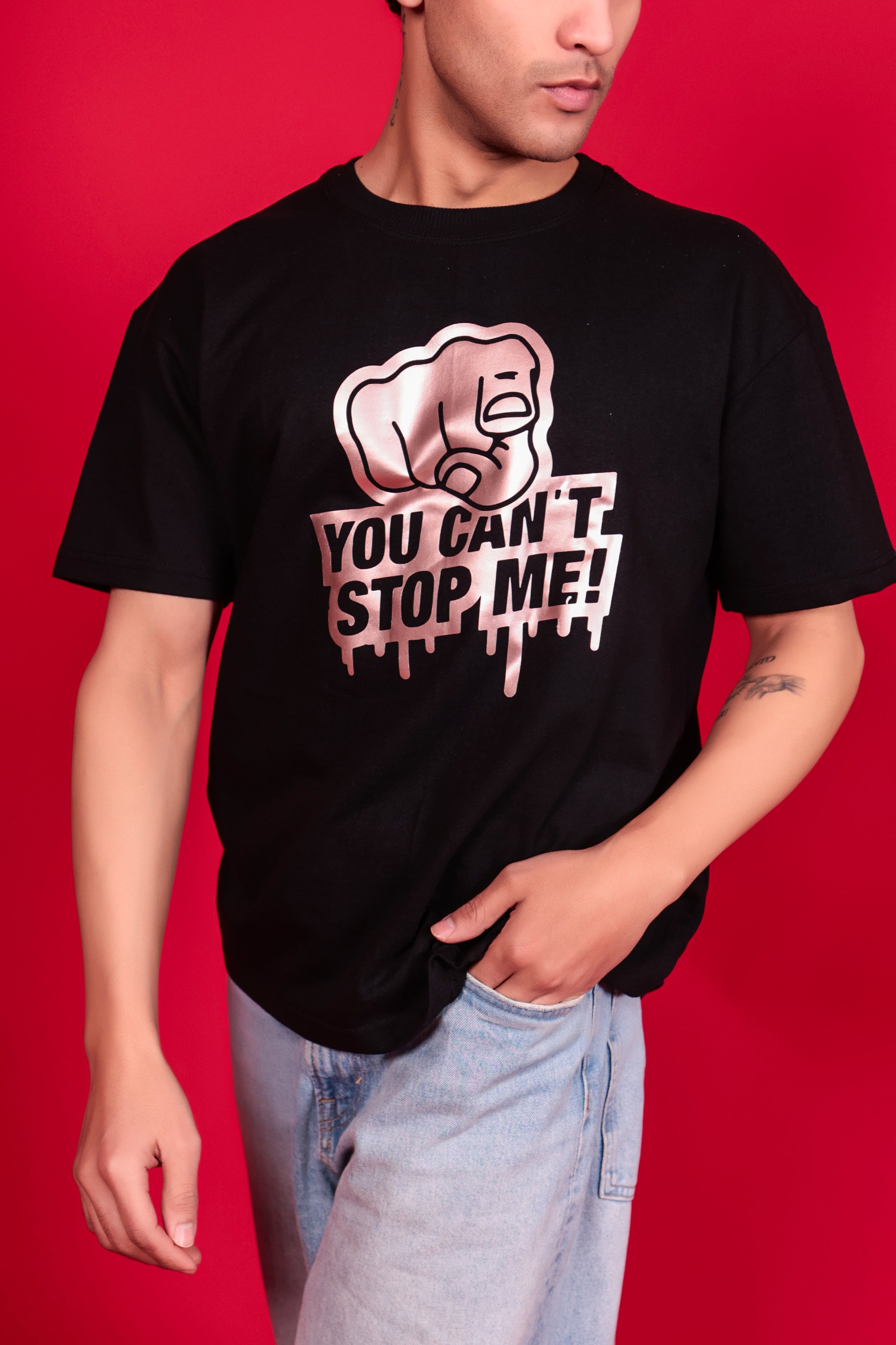 You Can’t Stop Me Graphic Tee - Black