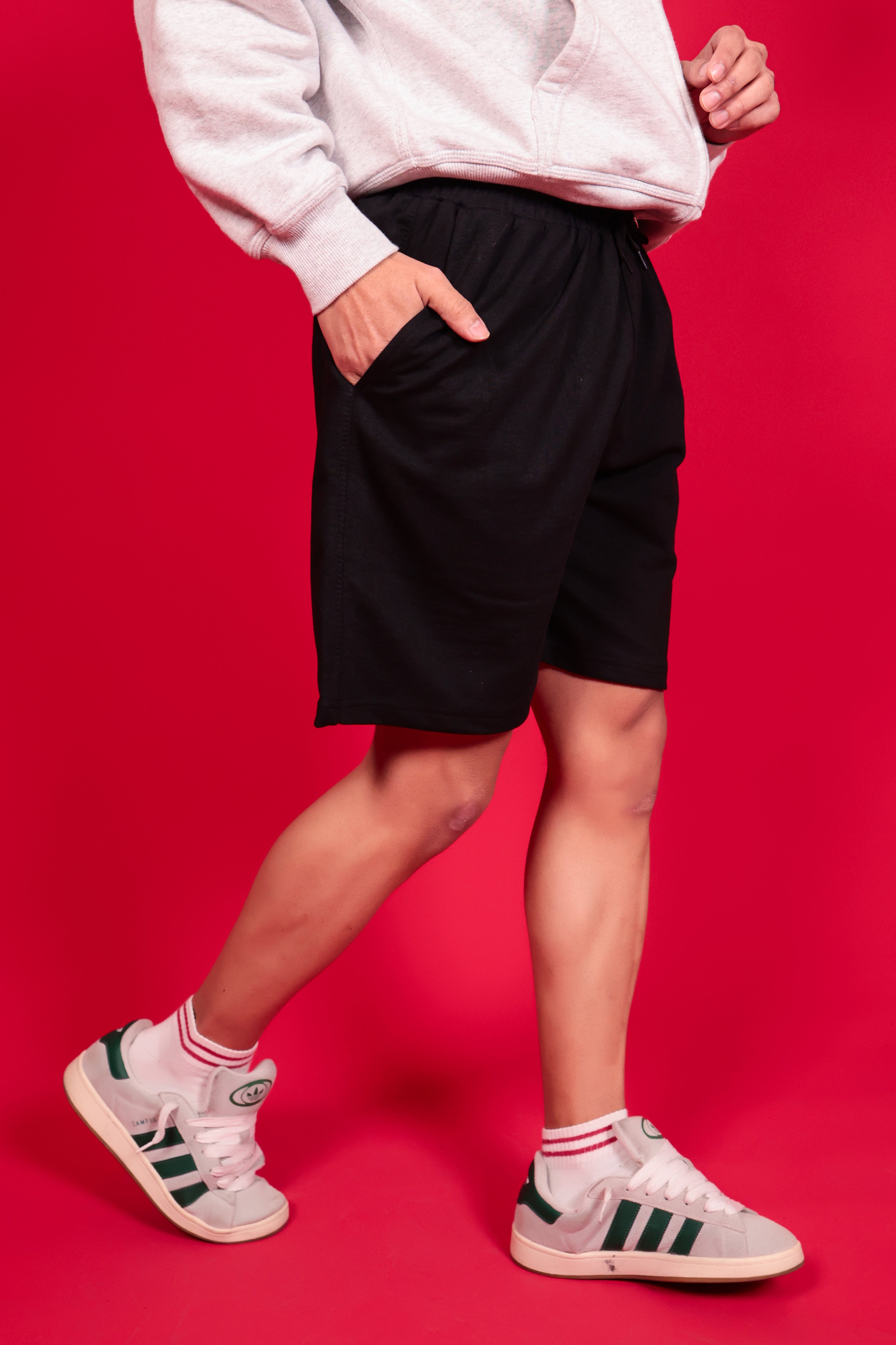 Anti Social Life Street Shorts – Black