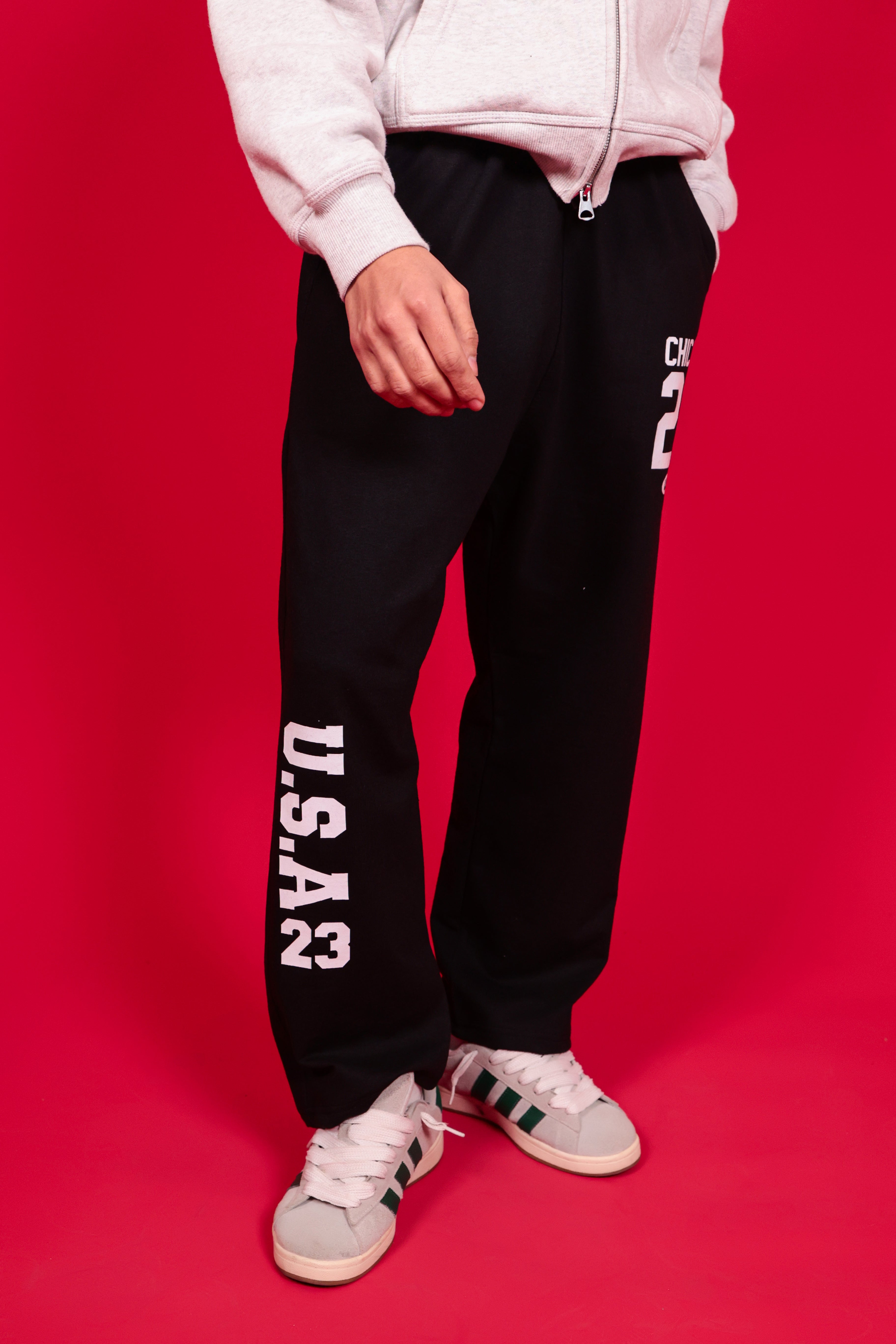 Chicago 23 Classic Black Joggers