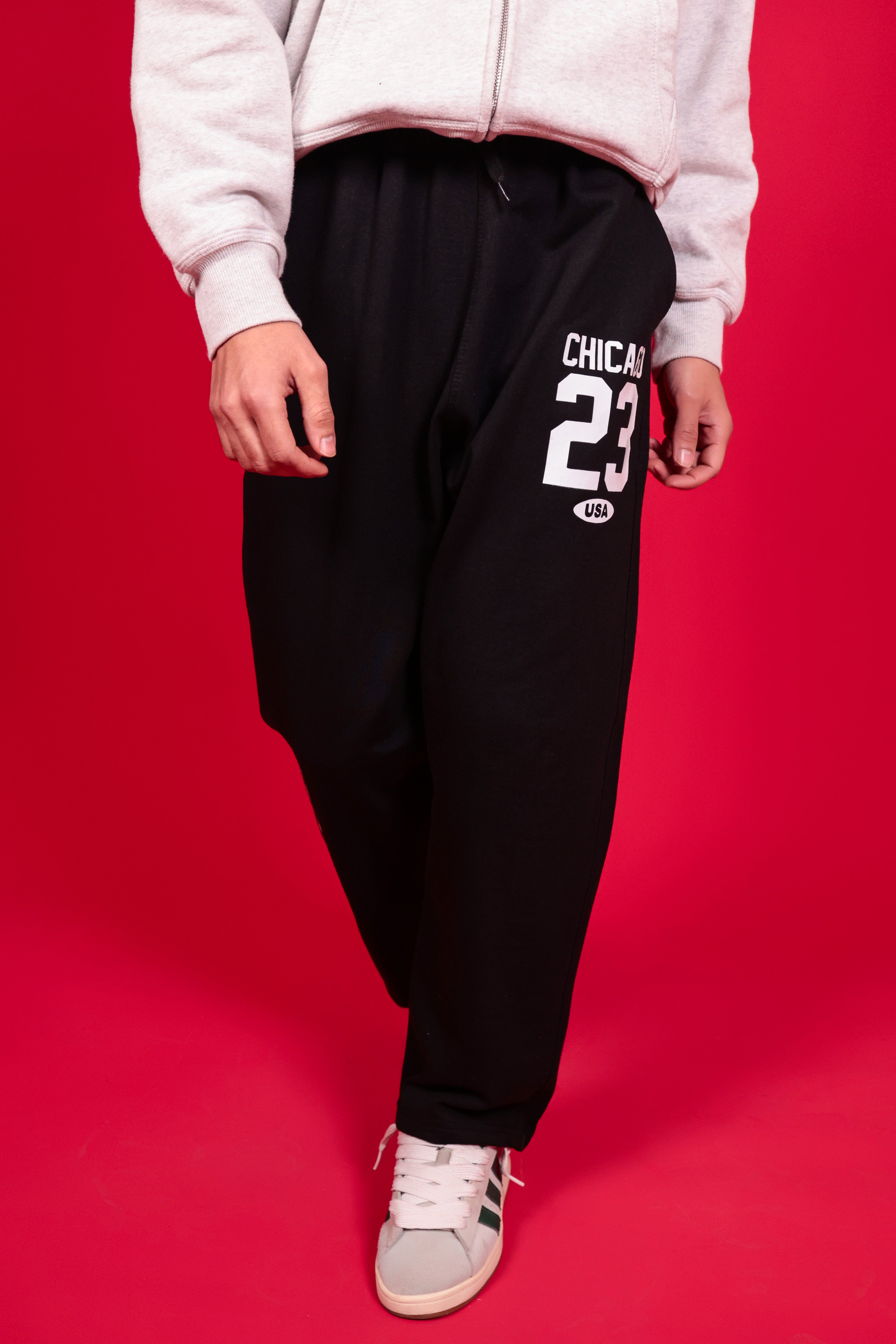 Chicago 23 Classic Black Joggers