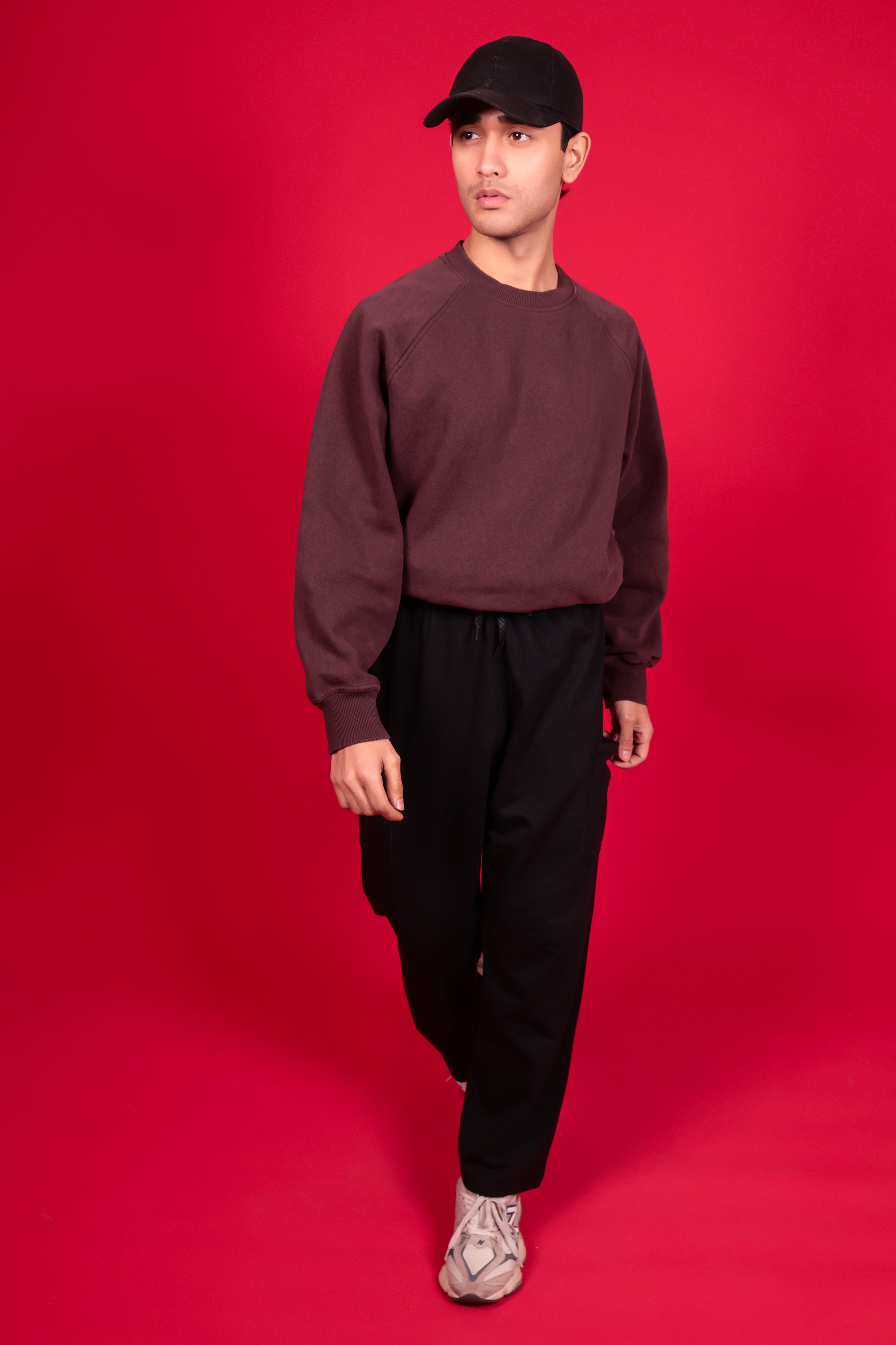 Men’s Black Joggers with Side Pocket